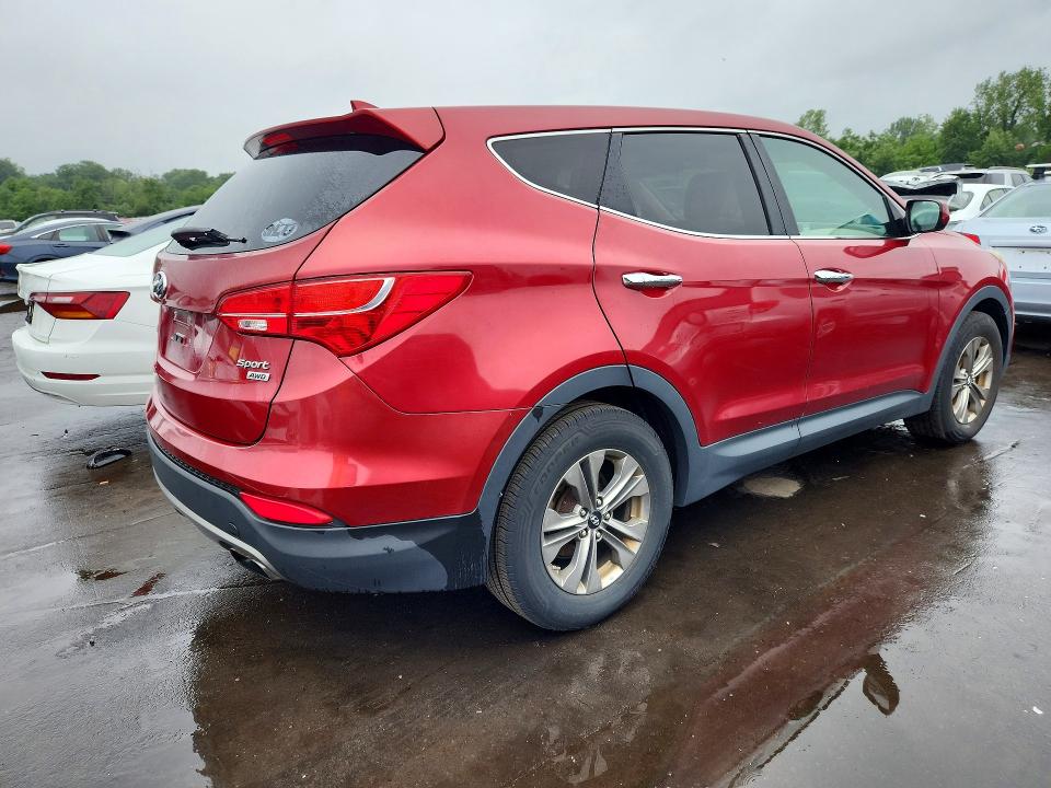 2015 Hyundai Santa fe VIN 5XYZTDLB5FG280262 COPART salvage auction — MINOR DENT/SCRATCHES, CT, sold $925 on 2026-07-17 (photo 3)