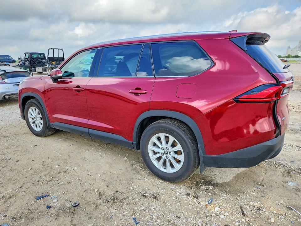 2024 Toyota All other VIN 5TDABAA58RS001549 COPART salvage auction — SIDE, TX - SALVAGE VEHICLE TITLE (P), sold $7,700 on 2026-07-30 (photo 2)