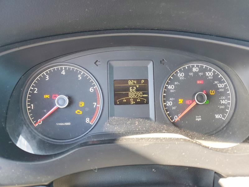 2011 Volkswagen Jetta VIN 3VW2K7AJ2BM379101 COPART salvage auction — REAR END, CA - SALVAGE CERTIFICATE, sold $725 on 2026-08-03 (photo 9)