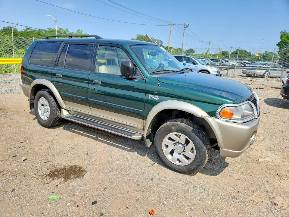 2001 Mitsubishi Montero VIN JA4MT31HX1P031550 COPART salvage auction — UNDERCARRIAGE, Md - Cert Of Salvage > 75% Damage, sold $300 on 2026-07-28 (photo 4)