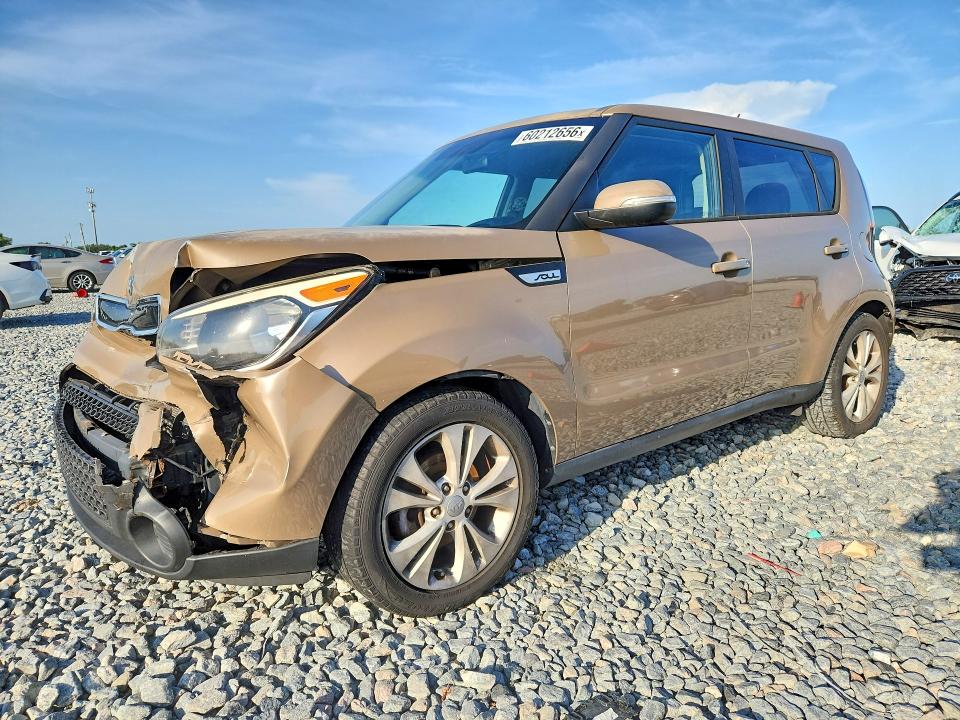 2014 Kia Soul VIN KNDJP3A58E7013251 COPART salvage auction — FRONT END, Fl - Cert Of Title Slvg Rebuildable, sold $25 on 2026-07-24 (photo 1)