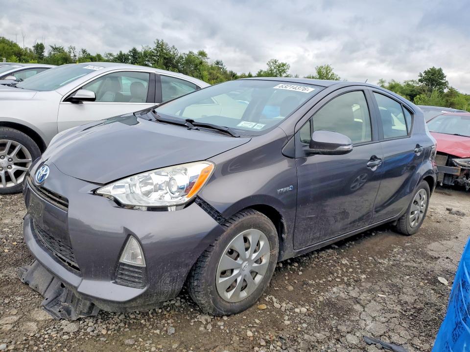 2014 Toyota Prius VIN JTDKDTB30E1575383 COPART salvage auction — FRONT END, Ny - Certificate Of Title (P), sold $2,200 on 2026-08-02 (photo 1)
