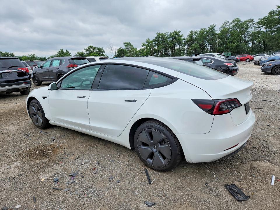 2023 Tesla Model 3 VIN 5YJ3E1EAXPF559220 COPART salvage auction — MINOR DENT/SCRATCHES, VA - CERTIFICATE OF TITLE (P), sold $13,300 on 2026-07-27 (photo 2)