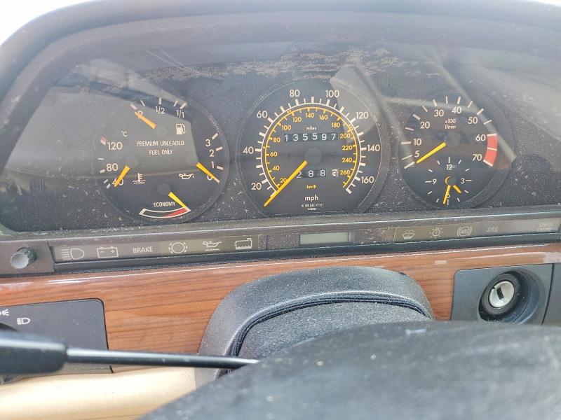 1988 Mercedes-benz S class VIN WDBCA35D2JA414995 COPART salvage auction — REAR END, Pa - Cert Of Salvage-Formerly Aband, sold $1,950 on 2026-07-27 (photo 9)