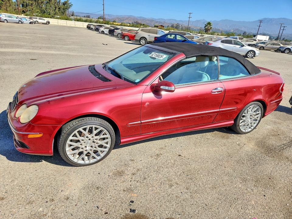 2004 Mercedes-benz Clk-class VIN WDBTK75G14T005040 COPART salvage auction — MINOR DENT/SCRATCHES, Ca - Dis/Dlr/Exp Only Clean Title, sold $375 on 2026-07-31 (photo 1)