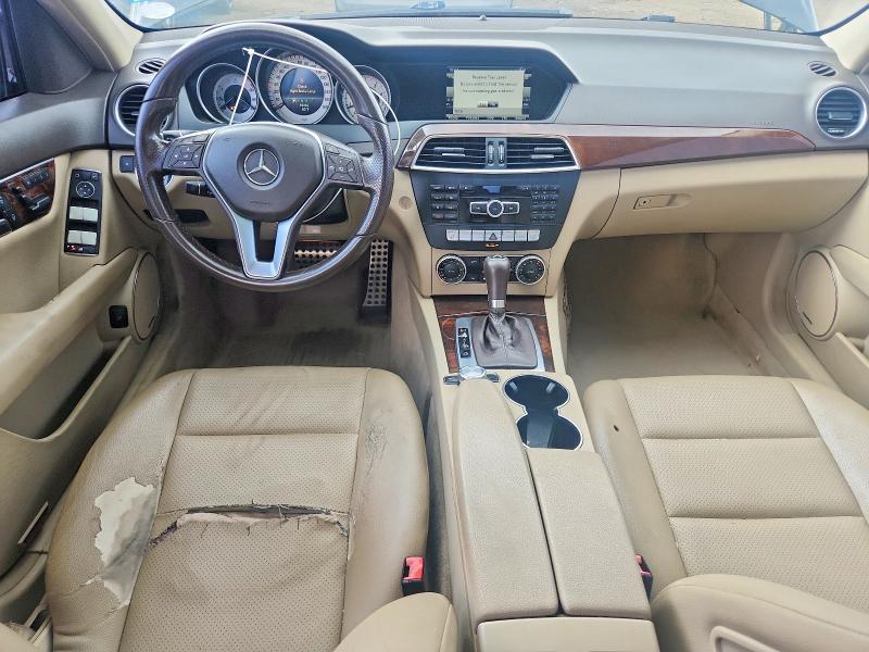 2014 Mercedes-benz C class VIN WDDGF8AB5EA940524 COPART salvage auction — SIDE, CT - CERT OF TITLE-SALVAGE, sold $1,050 on 2026-08-21 (photo 8)