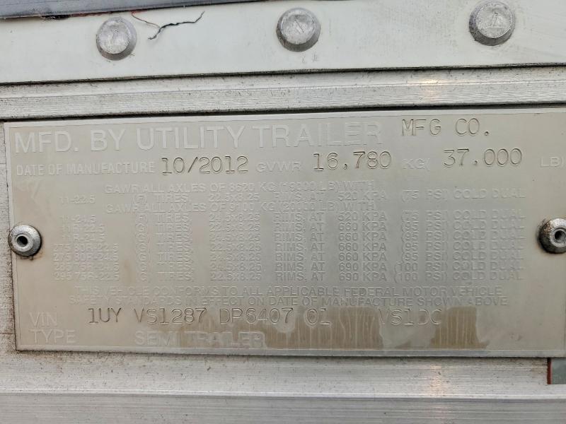 2013 Utility All models VIN 1UYVS1287DP640701 COPART salvage auction — REAR END, DV, sold $10 on 2026-09-01 (photo 8)