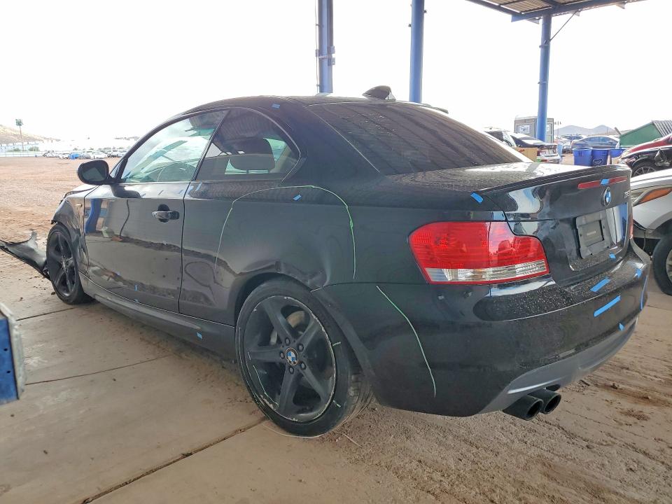 2011 BMW 1 series VIN WBAUC9C57BVM09183 COPART salvage auction — FRONT END, Az - Cert Of Title - Salvage, sold $2,050 on 2026-07-23 (photo 2)