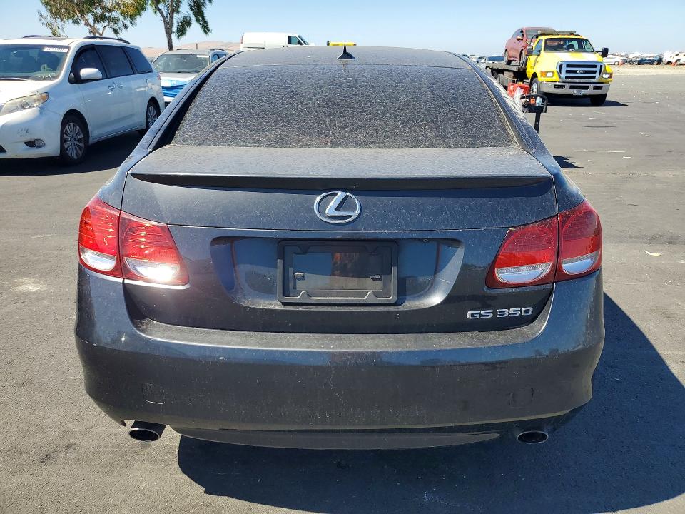2011 Lexus Gs350 VIN JTHBE1KS6B0053057 COPART salvage auction — MINOR DENT/SCRATCHES, CA - DIS/DLR/EXP ONLY CLEAN TITLE, sold $750 on 2026-07-22 (photo 6)