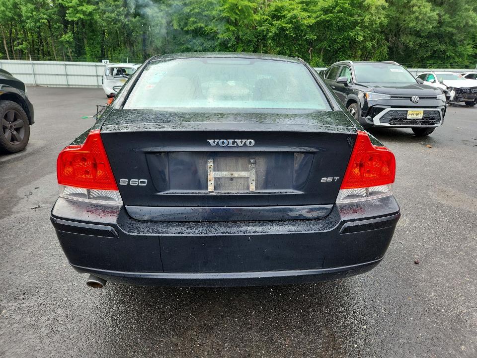 2007 Volvo S60 VIN YV1RS592972639781 COPART salvage auction — SIDE, NJ - CERT OF TITLE-SALVAGE, sold $125 on 2026-08-20 (photo 6)