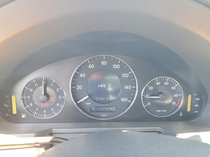 2006 Mercedes-benz E-class VIN WDBUF56J66A911299 COPART salvage auction — REAR END, DV, sold $700 on 2026-08-17 (photo 9)