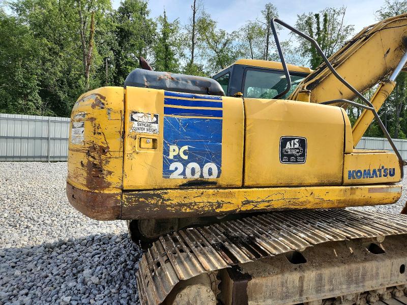 2006 Komatsu Excavator VIN KMTPC049K87C50759 COPART salvage auction — SIDE, BS, sold $6,700 on 2026-07-31 (photo 9)