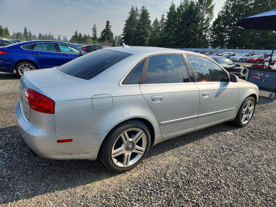 2007 Audi A4 VIN WAUDF78E97A201311 COPART salvage auction — FRONT END, Wa - Vehicle Cert Of Ownership-Titl, sold $275 on 2026-07-31 (photo 3)