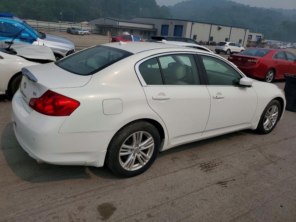 2011 Infiniti G37 VIN JN1CV6ARXBM351320 COPART salvage auction — MECHANICAL, Pa - Cert Of Title, sold $525 on 2026-07-23 (photo 3)