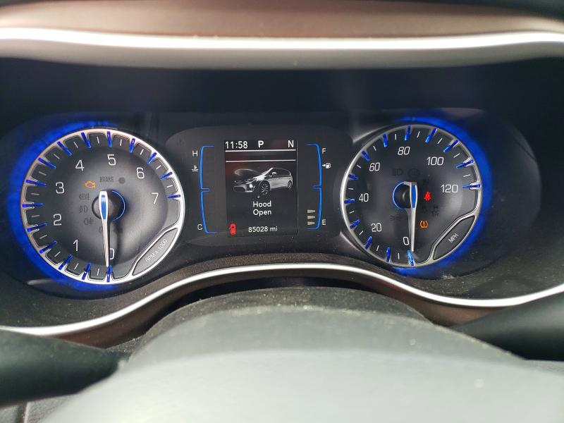 2017 Chrysler Pacifica VIN 2C4RC1BGXHR785742 COPART salvage auction — MECHANICAL, CT - CERTIFICATE OF TITLE, sold $2,650 on 2026-07-31 (photo 9)