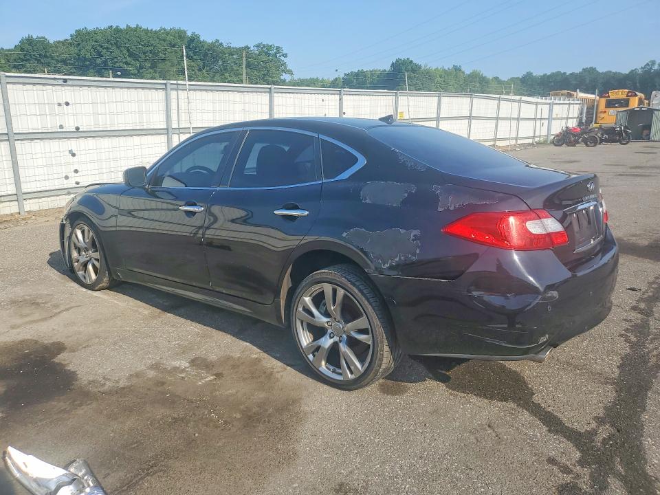 2013 Infiniti M37 VIN JN1BY1AR3DM603000 COPART salvage auction — FRONT END, Pa - Cert Of Title, sold $1,200 on 2026-07-26 (photo 2)