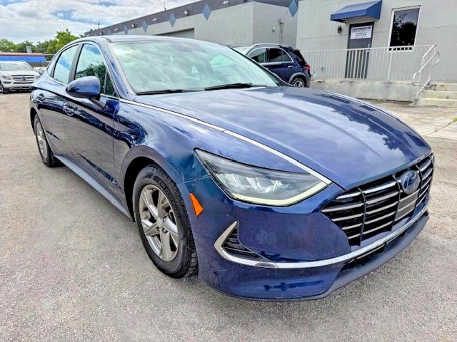 2021 Hyundai Sonata VIN 5NPEG4JA4MH074658 COPART salvage auction — SIDE, Fl - Certificate Of Destruction (P), sold $6,100 on 2026-07-28 (photo 4)