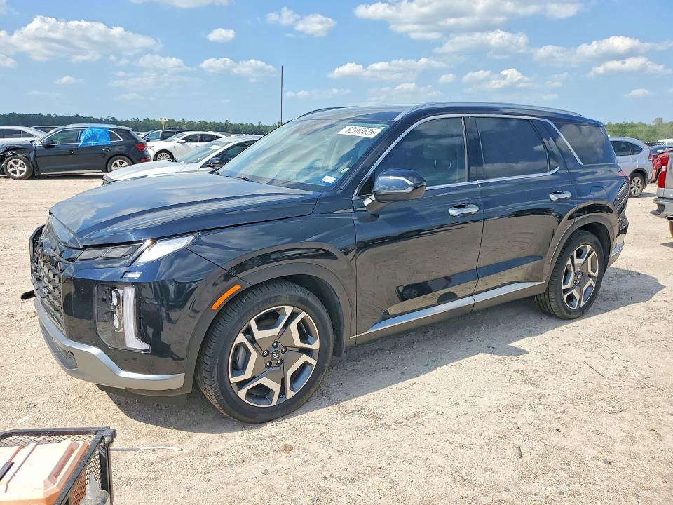2023 Hyundai Palisade VIN KM8R5DGE4PU618356 COPART salvage auction — FRONT END, TX - SALVAGE VEHICLE TITLE, sold $11,100 on 2026-07-31 (photo 1)