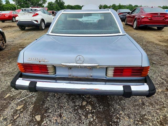 1984 Mercedes-benz Sl-class VIN WDBBA45A6EA005430 COPART salvage auction — MECHANICAL, PA - CERT OF TITLE, sold $6,400 on 2026-07-29 (photo 6)