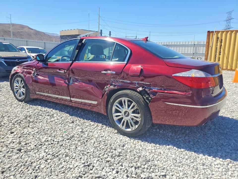 2011 Hyundai Genesis VIN KMHGC4DF7BU122096 COPART salvage auction — SIDE, Nv - Salvage Title, sold $725 on 2026-07-27 (photo 2)