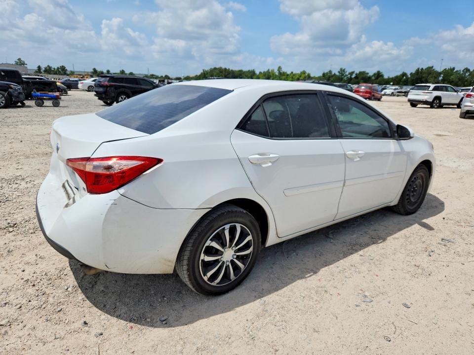 2018 Toyota Corolla VIN 5YFBURHE4JP748484 COPART salvage auction — REAR END, TX - SALVAGE VEHICLE TITLE (P), sold $3,600 on 2026-07-31 (photo 3)