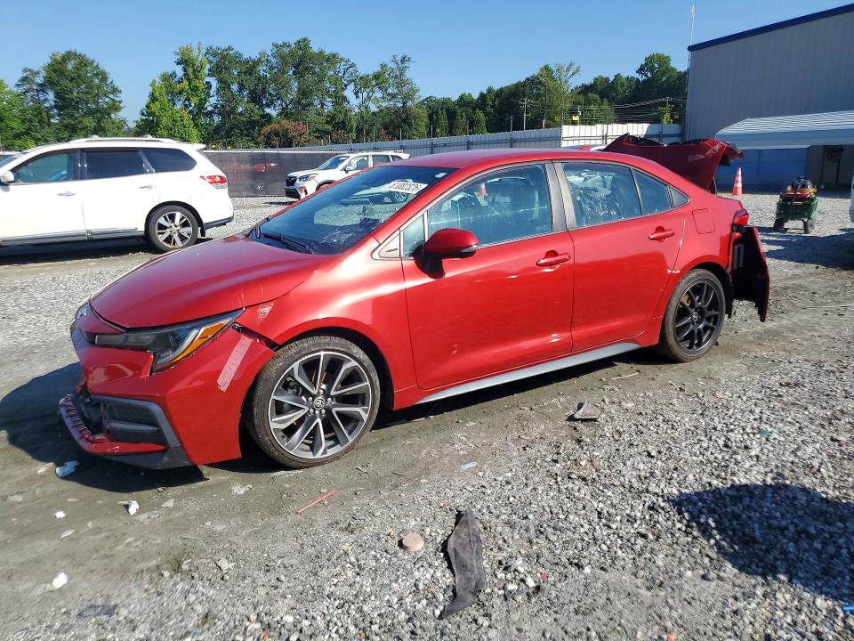 2020 Toyota Corolla VIN 5YFS4RCE6LP001768 COPART salvage auction — FRONT END, CT, sold $6,300 on 2026-07-28 (photo 1)