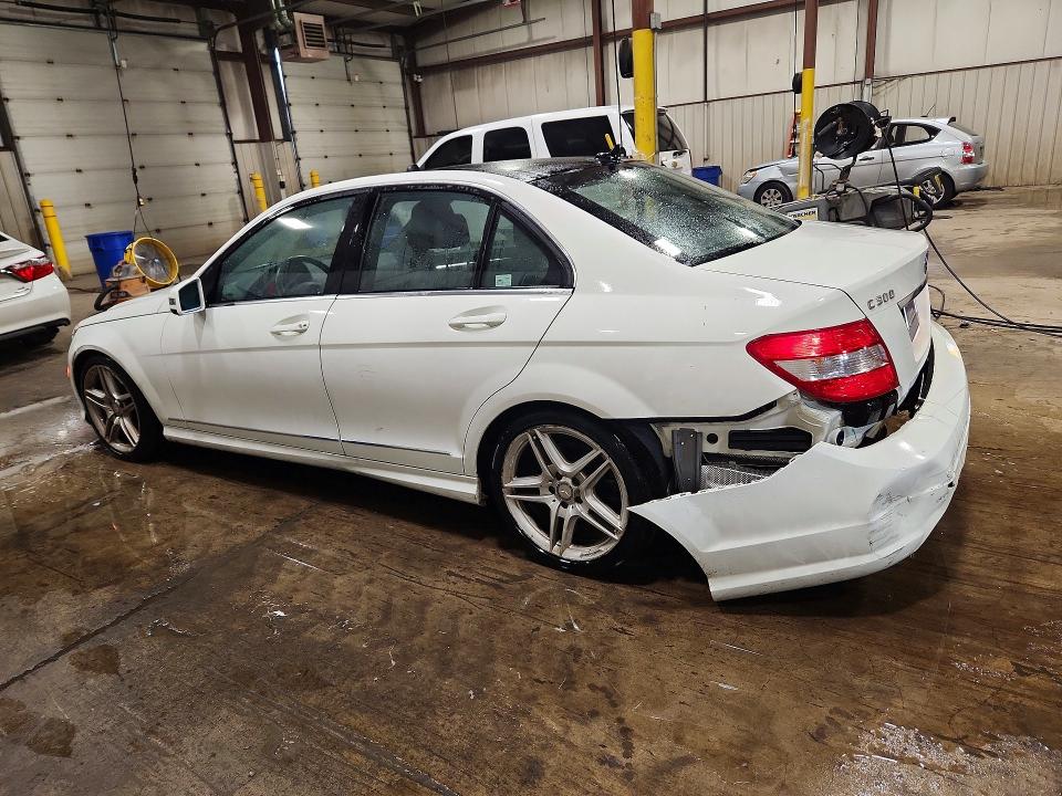 2011 Mercedes-benz C class VIN WDDGF8BB1BR176201 COPART salvage auction — REAR END, PA - CERTIFICATE OF SALVAGE, sold $1,200 on 2026-08-04 (photo 2)
