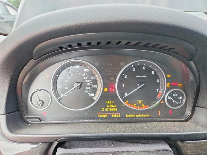 2011 BMW 5 series VIN WBAFR1C57BC736753 COPART salvage auction — WATER/FLOOD, Ct - Cert Of Title-Flood Salvage, sold $475 on 2026-07-31 (photo 9)