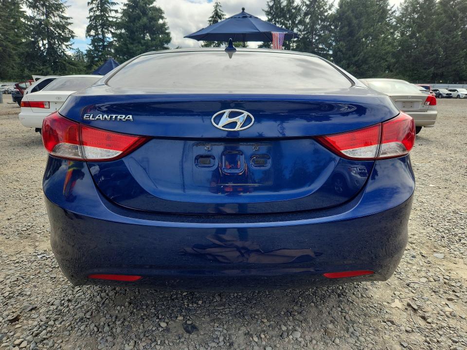 2013 Hyundai Elantra VIN KMHDH4AE3DU537340 COPART salvage auction — FRONT END, WA - BILL OF SALE, sold $925 on 2026-07-31 (photo 6)