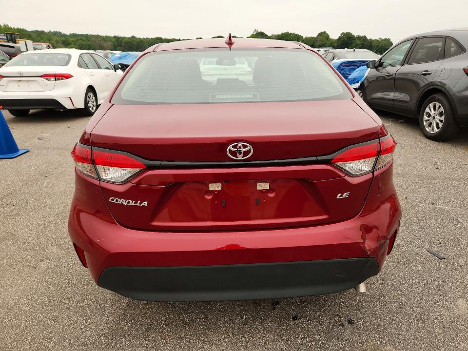2025 Toyota Corolla VIN 5YFB4MDE2SP317507 COPART salvage auction — REAR END, Me - Certificate Of Title, sold $6,600 on 2026-07-22 (photo 6)