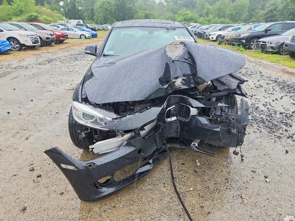2013 BMW 3 series VIN WBA3B3C57DF532345 COPART salvage auction — FRONT END, Ma - Cert Of Title-Reconstrctd Coll, sold $400 on 2026-08-06 (photo 5)