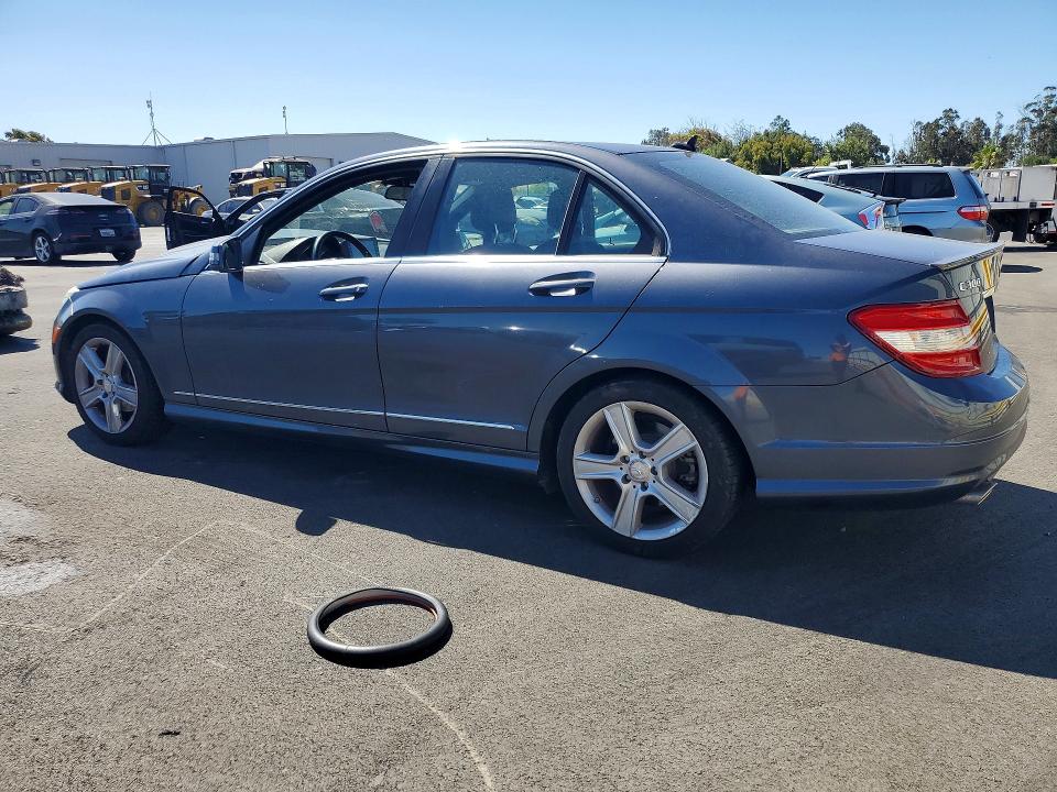 2011 Mercedes-benz C class VIN WDDGF5EB5BR169987 COPART salvage auction — FRONT END, CA - SALVAGE CERTIFICATE, sold $250 on 2026-07-27 (photo 2)