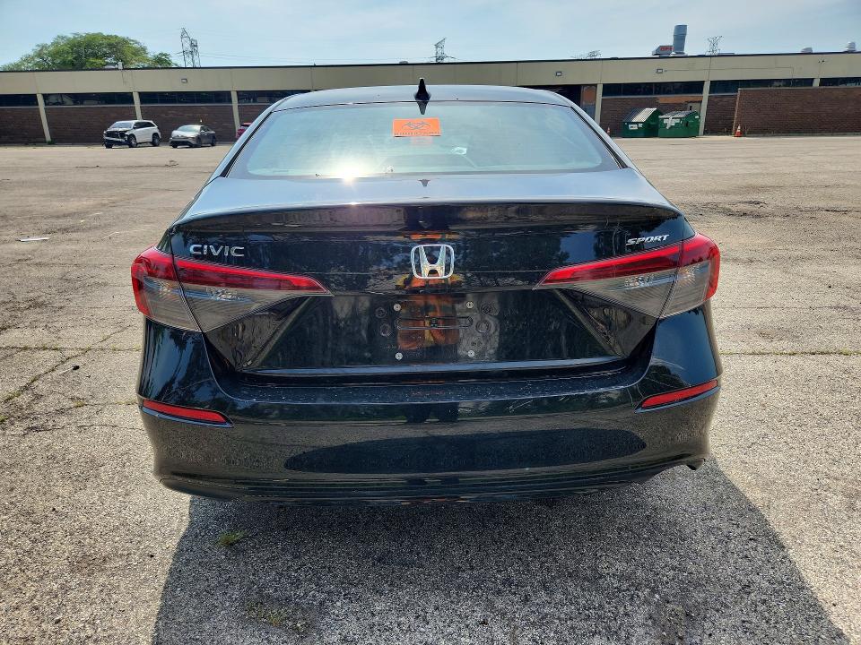 2024 Honda Civic VIN 2HGFE2F55RH570936 COPART salvage auction — FRONT END, IL - CERTIFICATE OF TITLE, sold $275 on 2026-08-20 (photo 6)
