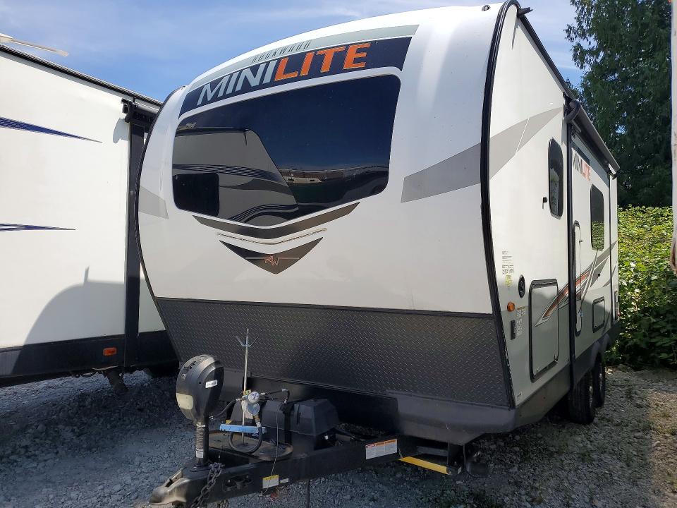 2022 Rockwood Mini lite VIN 4X4TRLW23ND450913 COPART salvage auction — MINOR DENT/SCRATCHES, AB - OOP - ACTIVE, sold $10,200 on 2026-07-28 (photo 1)
