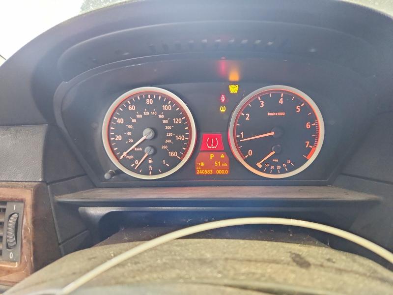 2007 BMW 5 series VIN WBANF73537CY17974 COPART salvage auction — NORMAL WEAR, Wi - Certificate Of Title, sold $425 on 2026-08-03 (photo 9)