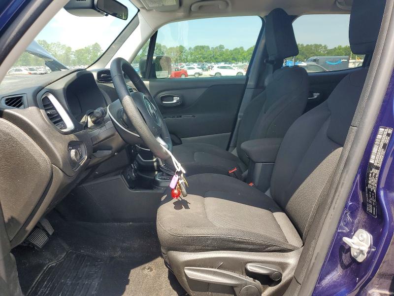 2020 Jeep Renegade VIN ZACNJBAB3LPL20875 COPART salvage auction — FRONT END, Nc - Salvage Certificate Of Title, sold $1,500 on 2026-08-04 (photo 7)