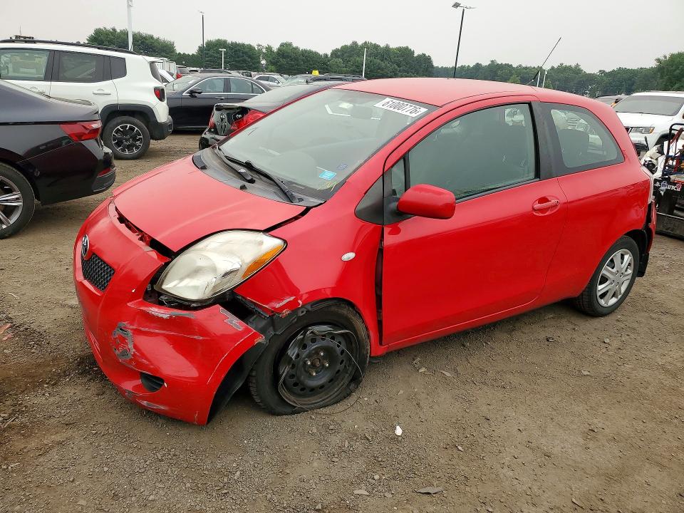 2007 Toyota Yaris VIN JTDJT923375096095 COPART salvage auction — FRONT END, MA - CERT OF TITLE-SALVAGE, sold $450 on 2026-07-23 (photo 1)