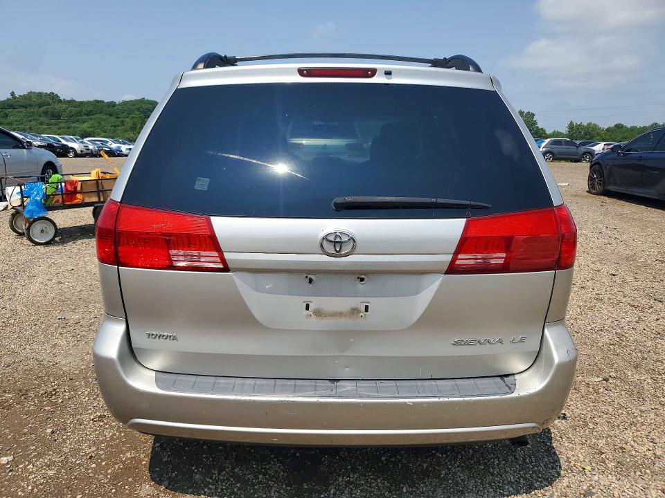 2004 Toyota Sienna VIN 5TDZA23C14S101671 COPART salvage auction — MINOR DENT/SCRATCHES, Il - Certificate Of Title, sold $775 on 2026-07-31 (photo 6)