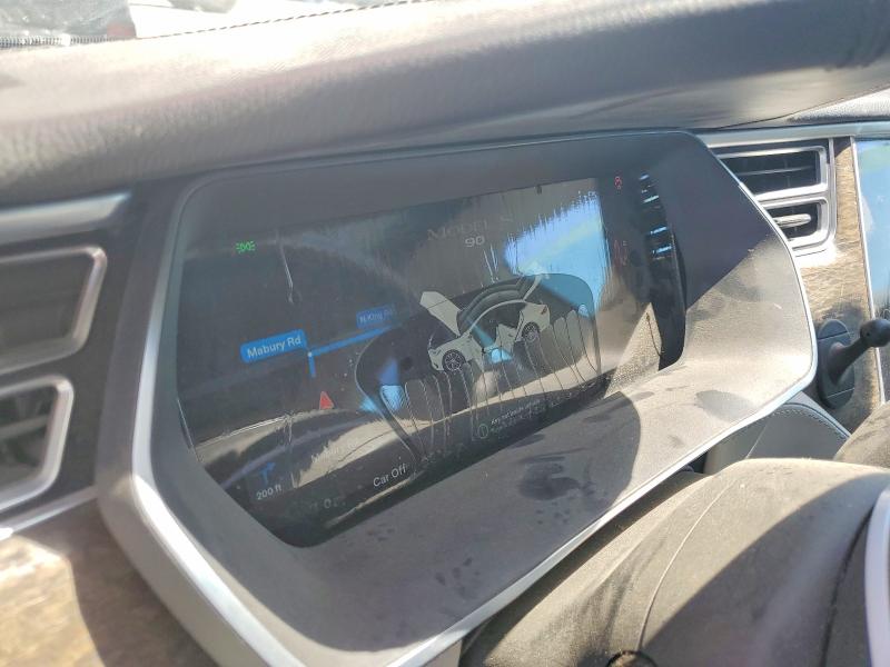 2014 Tesla Model s VIN 5YJSA1H11EFP57345 COPART salvage auction — FRONT END, Ca - Salvage Certificate, sold $1,200 on 2026-08-04 (photo 9)