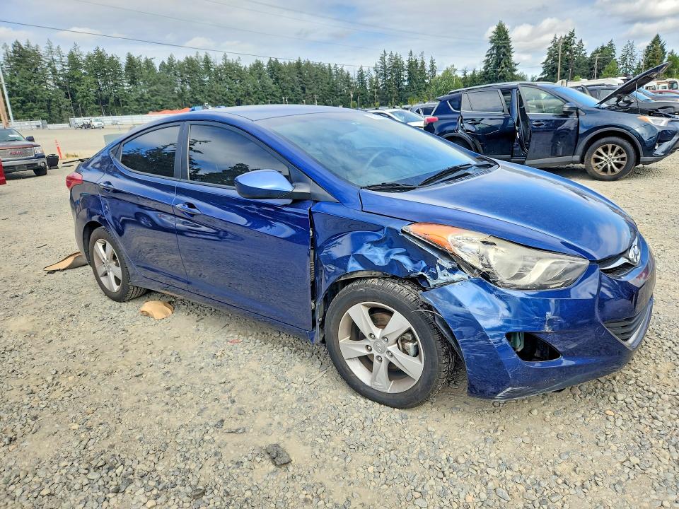 2013 Hyundai Elantra VIN KMHDH4AE3DU537340 COPART salvage auction — FRONT END, WA - BILL OF SALE, sold $925 on 2026-07-31 (photo 4)