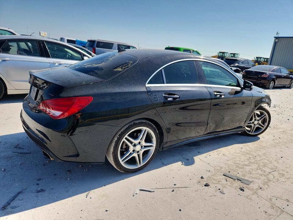 2014 Mercedes-benz Cla-class VIN WDDSJ4EBXEN065056 COPART salvage auction — FRONT END, TX - SALVAGE VEHICLE TITLE (P), sold $525 on 2026-07-31 (photo 3)