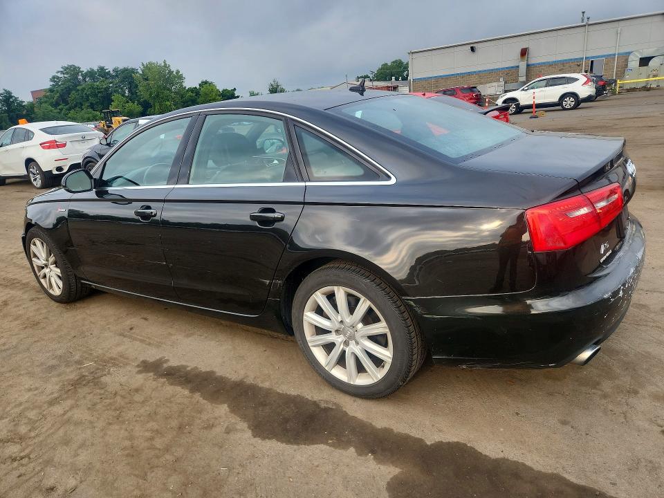2014 Audi A6 VIN WAUFGAFC5EN054480 COPART salvage auction — FRONT END, CT - CERT OF TITLE-SALVAGE, sold $1,900 on 2026-07-31 (photo 2)