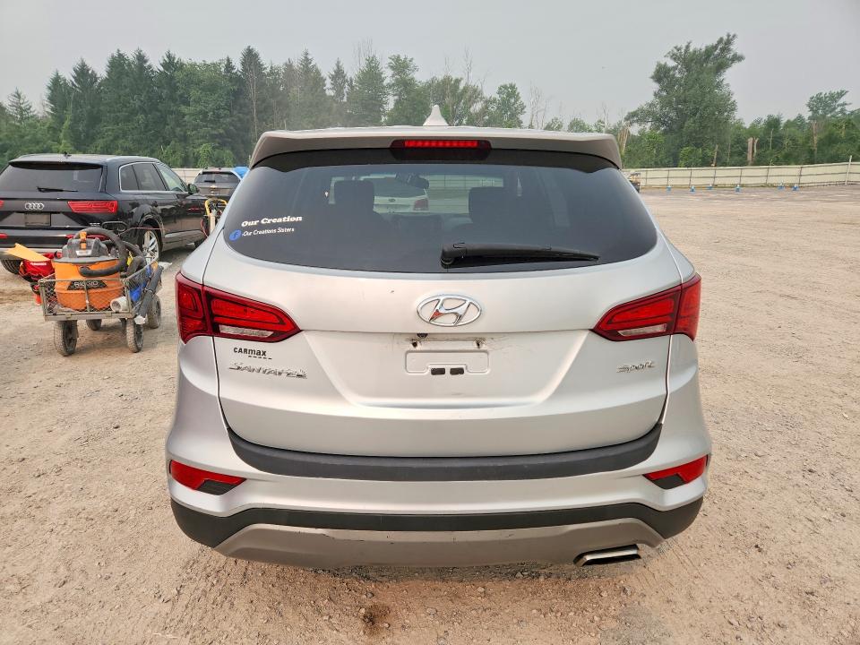 2017 Hyundai Santa fe VIN 5XYZT3LB1HG498907 COPART salvage auction — MECHANICAL, Ny - Certificate Of Title, sold $2,300 on 2026-07-22 (photo 6)