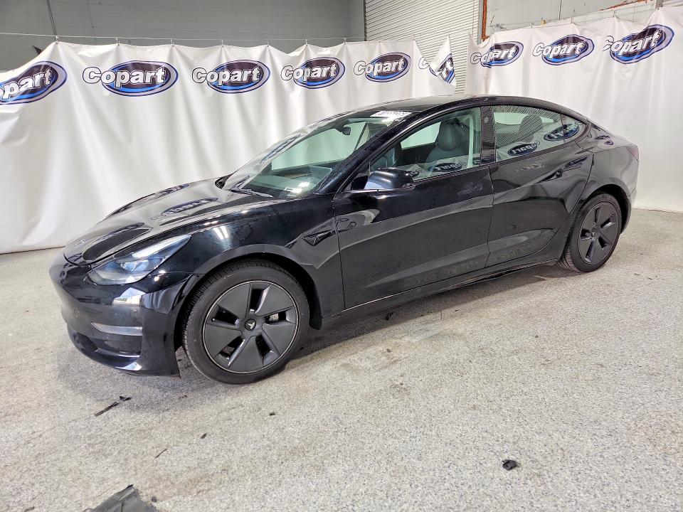 2022 Tesla Model 3 VIN 5YJ3E1EA0NF369004 COPART salvage auction — MECHANICAL, Fl - Certificate Of Title, sold $8,100 on 2026-08-03 (photo 1)