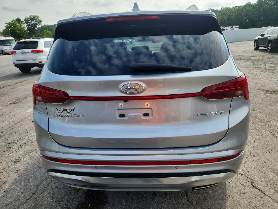 2021 Hyundai Santa fe VIN 5NMS5DAL7MH365646 COPART salvage auction — SIDE, Il - Salvage Certificate, sold $10,600 on 2026-08-24 (photo 6)