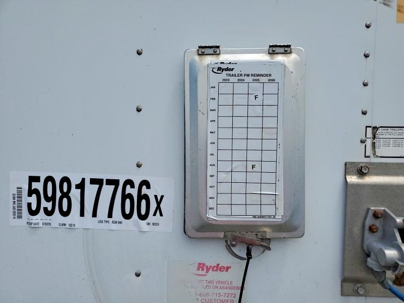 2014 Great dane trailer Trailer VIN 1GRAA0639EB709370 COPART salvage auction — REAR END, CT, sold $100 on 2026-07-28 (photo 8)