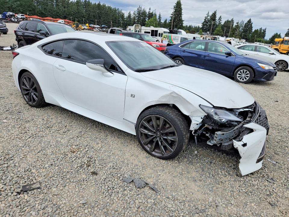 2025 Lexus Rc350 VIN JTHGZ5DC3S5013237 COPART salvage auction — FRONT END, Wa - Bill Of Sale, sold $23,000 on 2026-07-31 (photo 4)