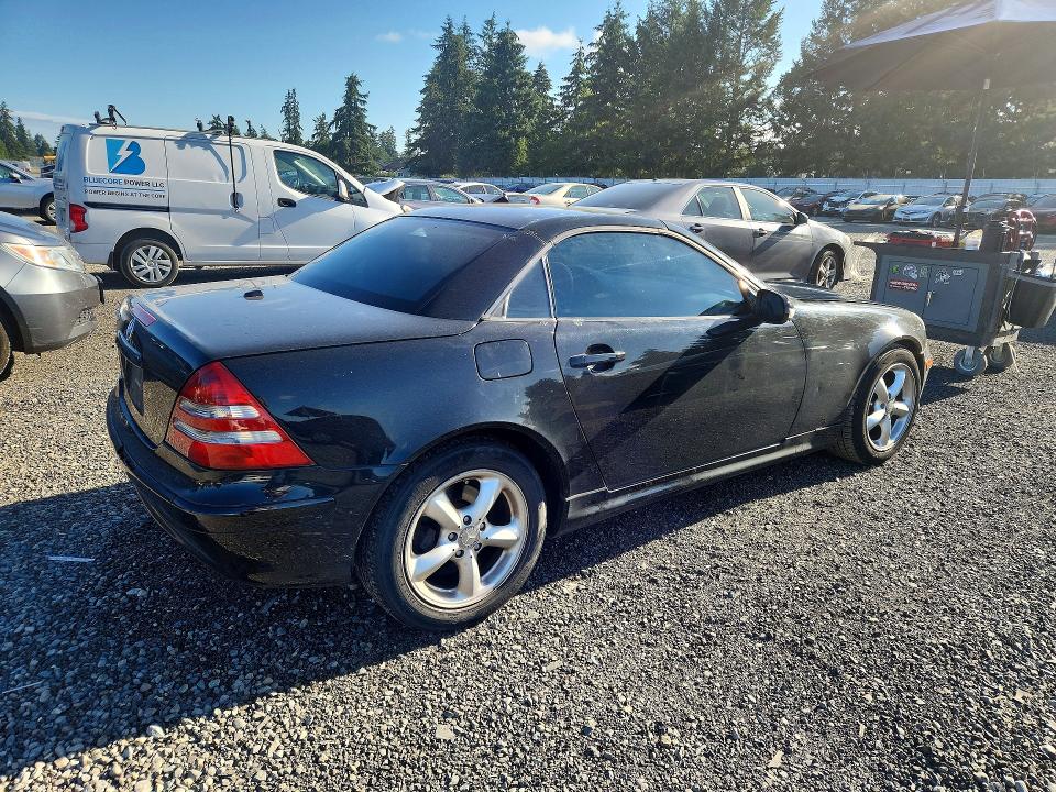 2001 Mercedes-benz Slk-class VIN WDBKK65F31F209930 COPART salvage auction — SIDE, WA - BILL OF SALE, sold $350 on 2026-07-31 (photo 3)