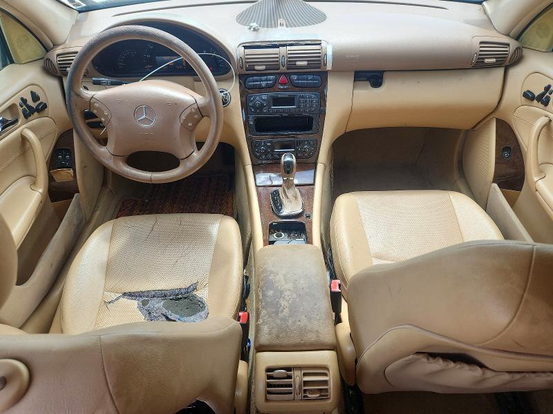 2002 Mercedes-benz C class VIN WDBRH64J72F156914 COPART salvage auction — FRONT END, Tx - Salvage Vehicle Title, sold $225 on 2026-08-06 (photo 8)
