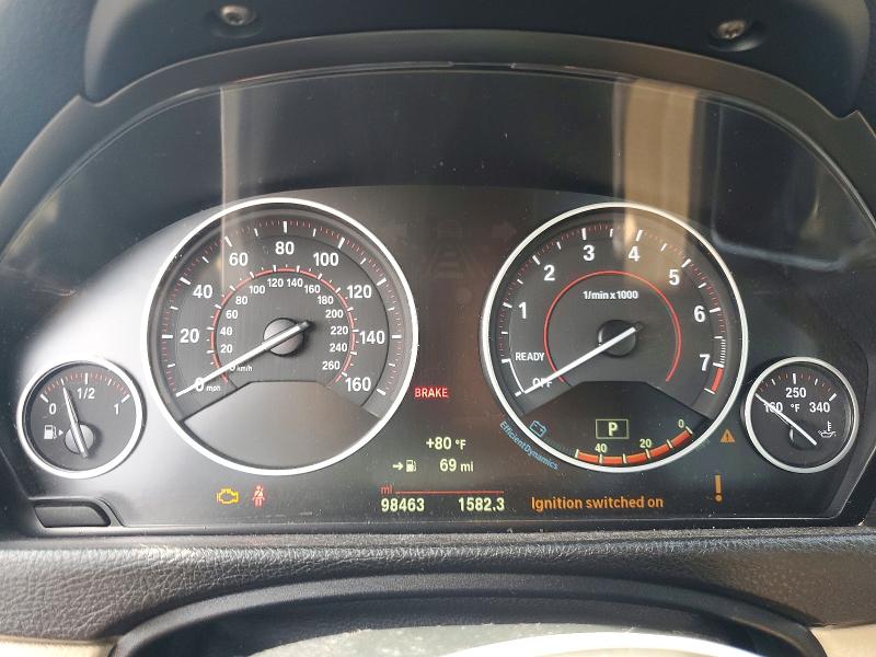 2018 BMW 3 series VIN WBA8D9C58JEM32467 COPART salvage auction — MECHANICAL, IN - CERTIFICATE OF TITLE, sold $4,800 on 2026-08-04 (photo 9)